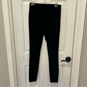 White House Black Market 'The Legging' Black Velvet Slimming Leggins Size S